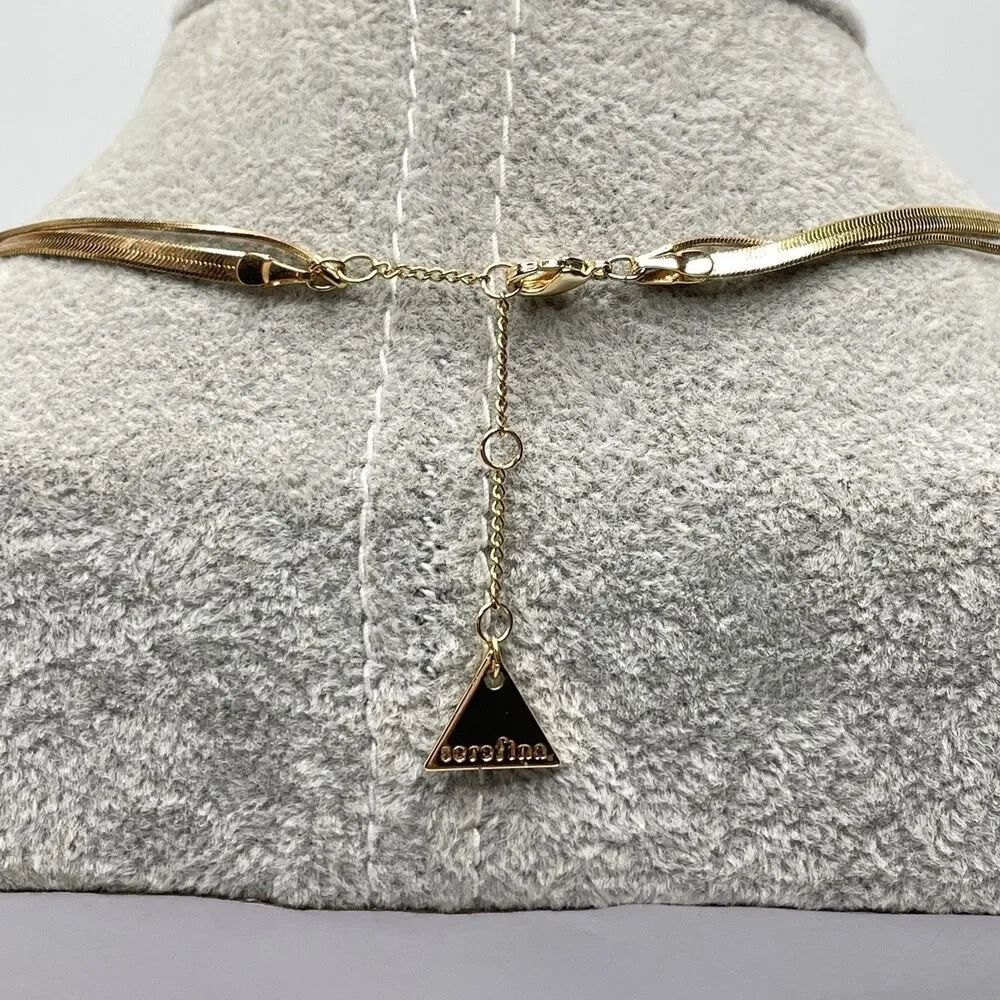 Serefina anthropologie gold